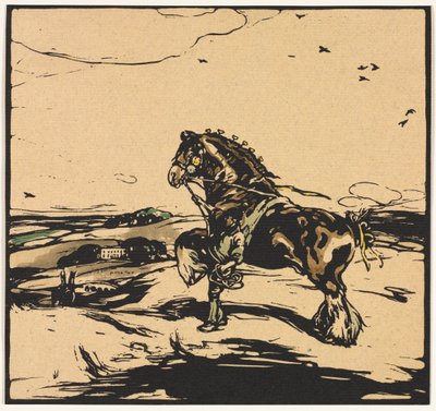 Shirský kůň od William Nicholson