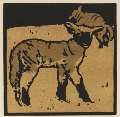 Čtvercová kniha zvířat: Velmi krotké beránek od William Nicholson