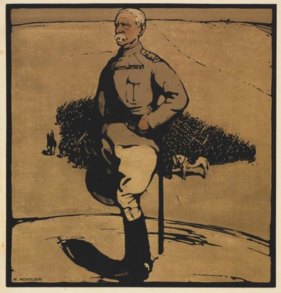 Dvanáct portrétů: Lord Roberts od William Nicholson