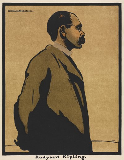 Dvanáct portrétů: Rudyard Kipling od William Nicholson