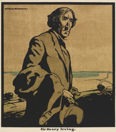 Dvanáct portrétů: Sir Henry Irving od William Nicholson
