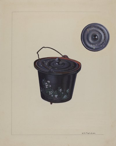 Dětská železná konvice, c. 1937. od William O. Fletcher
