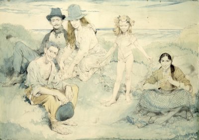 Na irském pobřeží od William Orpen