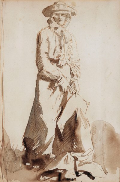 Portrét Grace, umělcovy manželky, od William Orpen
