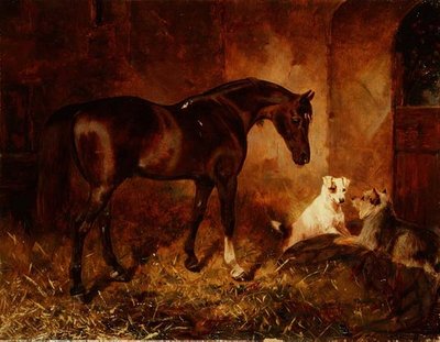 Ve stáji (olej na plátně) od William Osborne