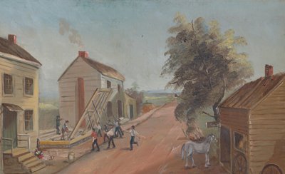 House Raising, 70. léta 19. století. od William P. Chappel