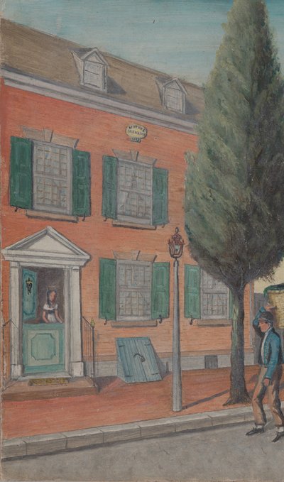 Čajový suchar a cihlový dům, 70. léta 19. století. od William P. Chappel