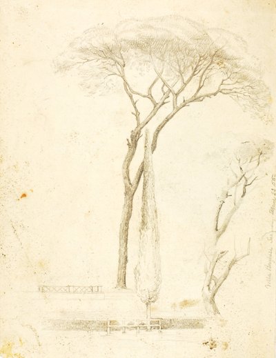 (Studie - Vila Borghese, 2 postavy atd.) od William Page