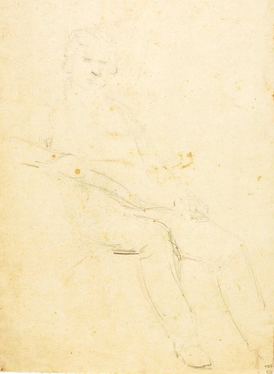 Sedící mužská postava od William Page