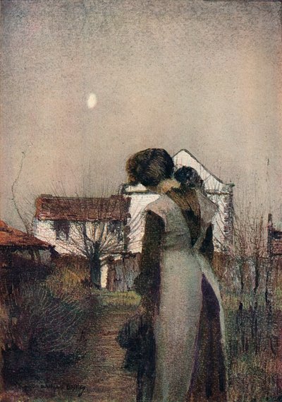 Stará zahrada, c1910 od William Page Atkinson Wells