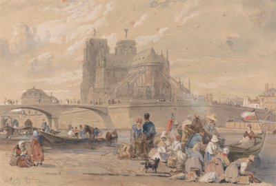 Notre-Dame, Paříž od William Parrott