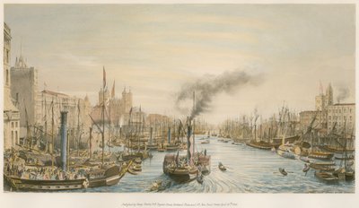 Bazén, od London Bridge, ráno od William Parrott