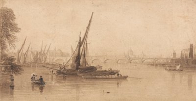 Waterloo Bridge ze zahrady M. A. Taylora, Esq. od William Parrott