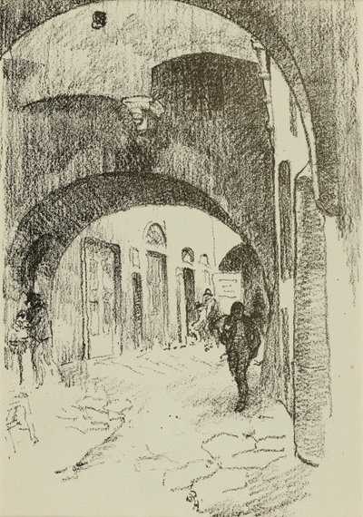 Oblouky, Via Strozzi od William Penhallow Henderson