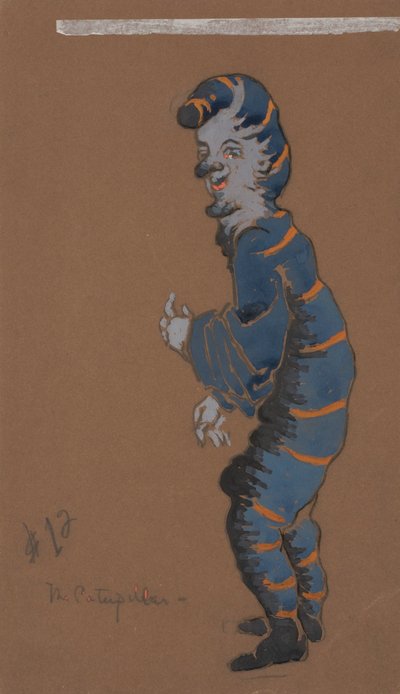 Housenka (návrh kostýmů pro Alenku v říši divů, 1915) od William Penhallow Henderson