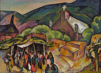 Svátek: San Juan Pueblo, ca. 1921. od William Penhallow Henderson