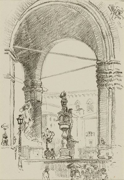 Loggia dei Lanzi od William Penhallow Henderson