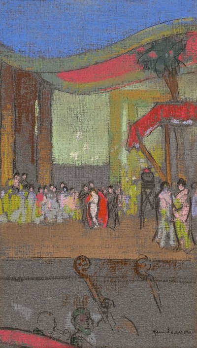Scénografie pro operu od William Penhallow Henderson