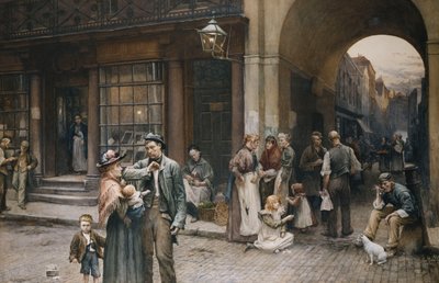 Sobotní noc, 1898 od William Permeanus Cornish