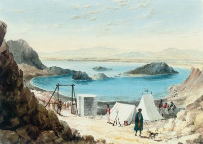 Adenský přístav od William Prinsep