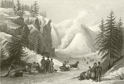 Vodopád a kužel Montmorency nedaleko Quebecu od William Purser