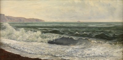Rough Weather, West Bay, Dorset (olej na panelu) od William Pye