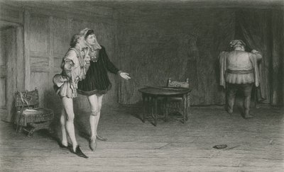 Princ Jindřich, Points a Falstaff, král Jindřich IV., První část od William Quiller Orchardson
