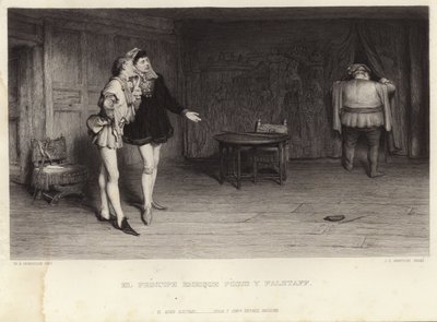 Princ Henry a Falstaff od William Quiller Orchardson