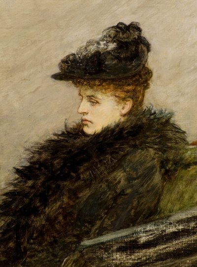 The Feather Boa, c.1892 (olej na plátně) od William Quiller Orchardson