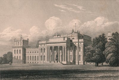 Blenheim, South East View, Oxfordshire, 1831. od William Radclyffe
