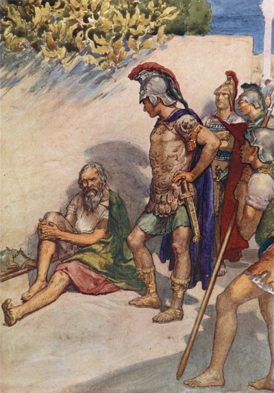 Alexandr a Diogenes od William Rainey