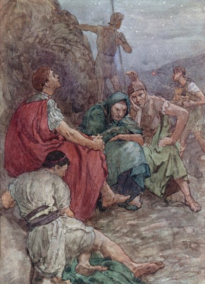 Brutus a jeho společníci po bitvě u Filipp od William Rainey