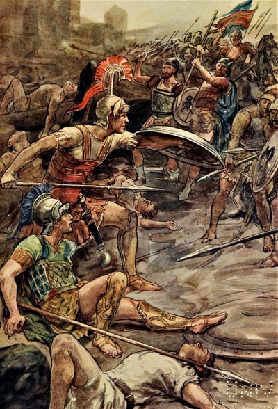 Epaminondas brání Pelopida od William Rainey