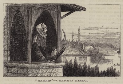 Pozůstalí, skica ve Stamboulu od William Ralston
