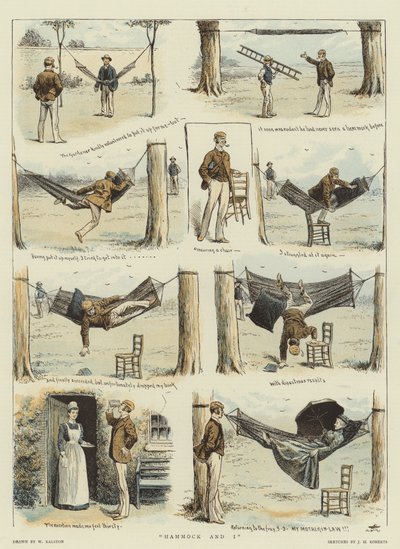 Hammock a já (chromolitho) od William Ralston