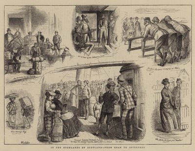 Ve skotské vysočině, od Obanu po Inverness od William Ralston