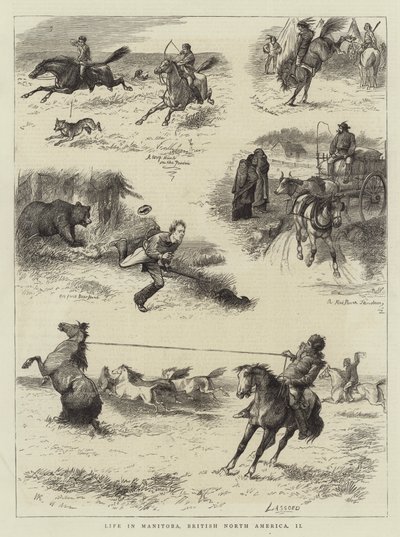 Život v Manitobě, Britská Severní Amerika, II od William Ralston