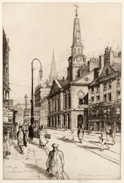 The Old Town House, Dundee, c.1930 (lept) od William Renison
