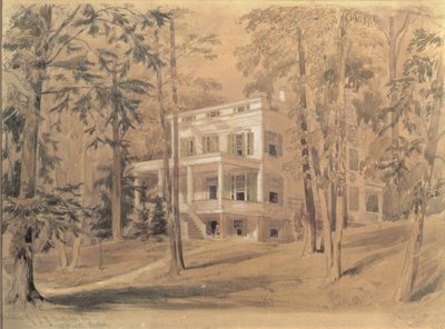 Dům Johna Jamese Audubona, New York od William Rickarby Miller