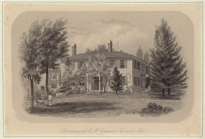 Rezidence Ralpha Walda Emersona od William Rickarby Miller