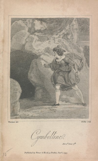 Cymbeline, zákon II, Sc. 7 od William Ridley