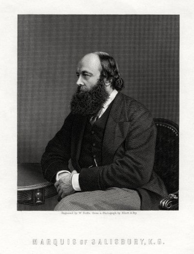Robert Arthur Talbot Gascoyne-Cecil, 3. markýz ze Salisbury, britský státník, 19. století od William Roffe