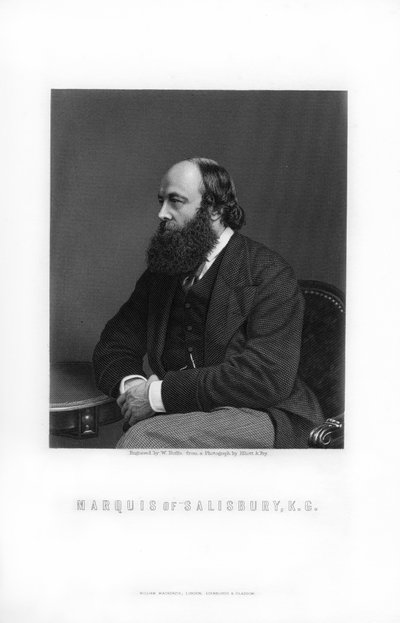Robert Gascoyne-Cecil, 3. markýz ze Salisbury, britský státník a předseda vlády, 1893. od William Roffe