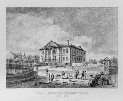 Celnice, New York od William Rollinson