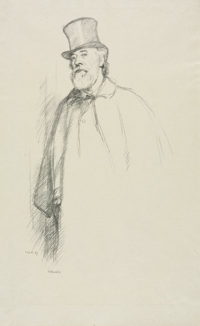Alphonse Legros od William Rothenstein