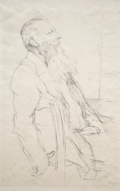 Auguste Rodin, 1897. od William Rothenstein