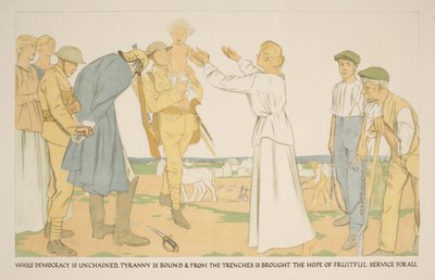 Zemědělci a vojáci na půdě The Triumph of Democracy (původní název) Velká válka: Britské úsilí a ideály (název série) The Great War: British