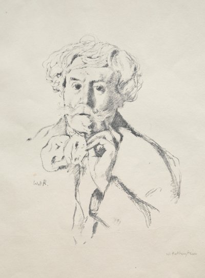 Edmond de Goncourt od William Rothenstein