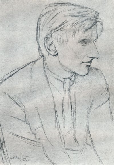 Edmund Charles Blunden 1896-1974 od William Rothenstein