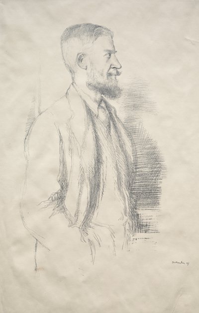 George Bernard Shaw od William Rothenstein